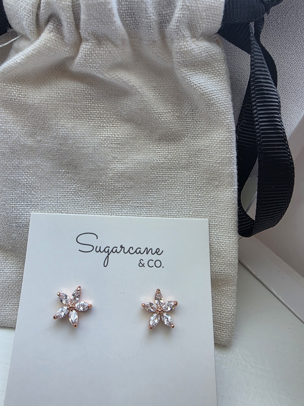 Rose Gold Daisy Earrings/Studs